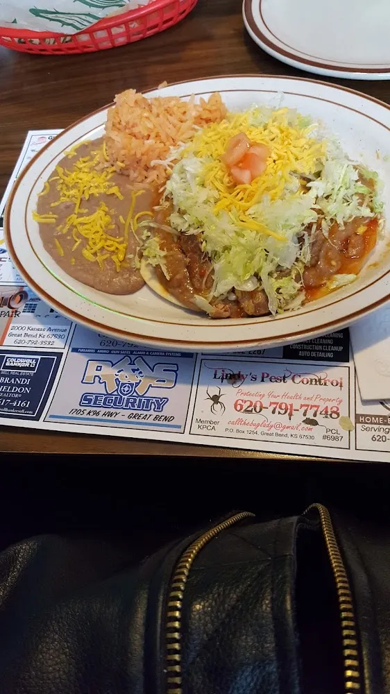 Chalupa with Beans and Rice